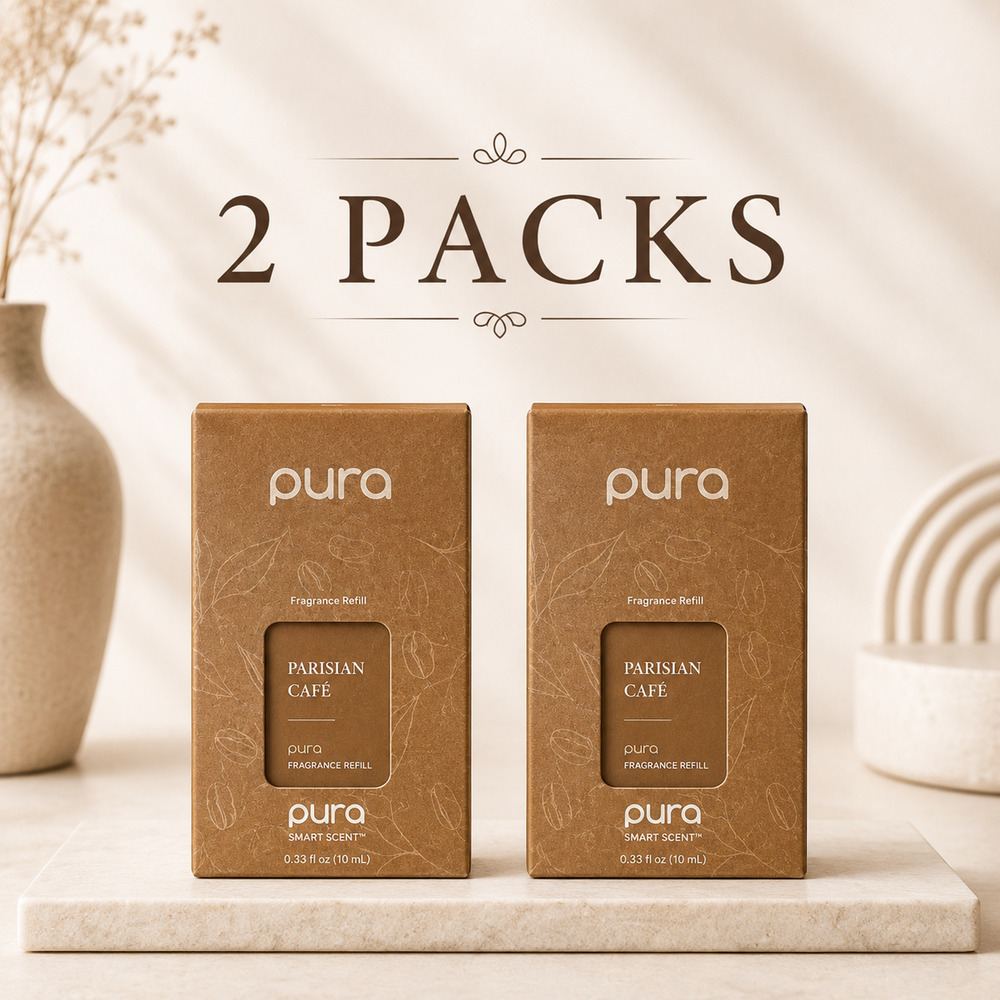 Pura Parisian Cafe Fragrance Refill 2 Pack – Smart Scent Home Fragrance